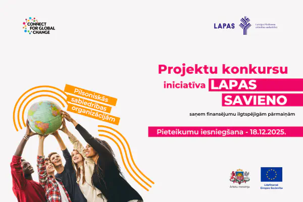 Izsludināts trešais projektu konkurss iniciatīvā “LAPAS savieno”