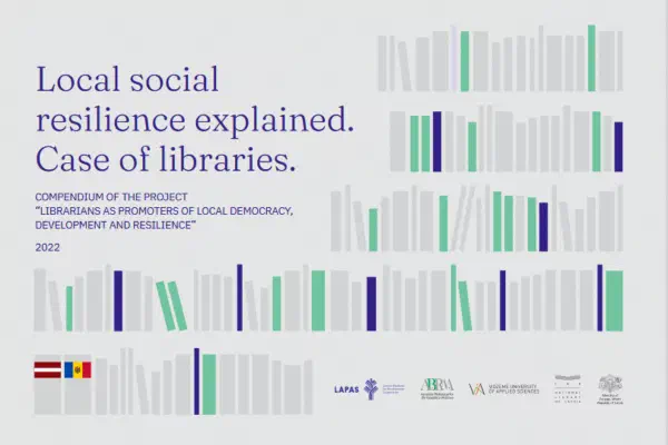 Local social resilience explained. Example of libraries.